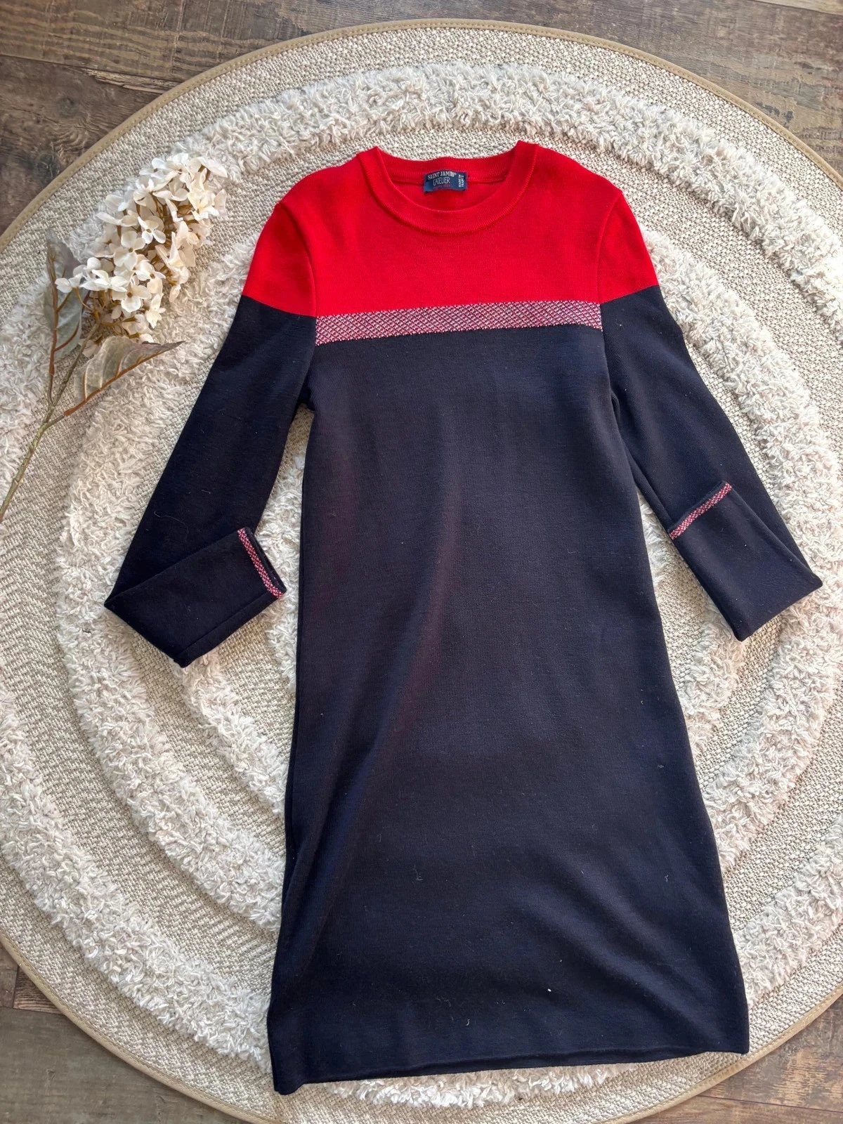 Robe Saint James – Made in France – Taille 38 – Laine – Élégante & intemporelle made in france